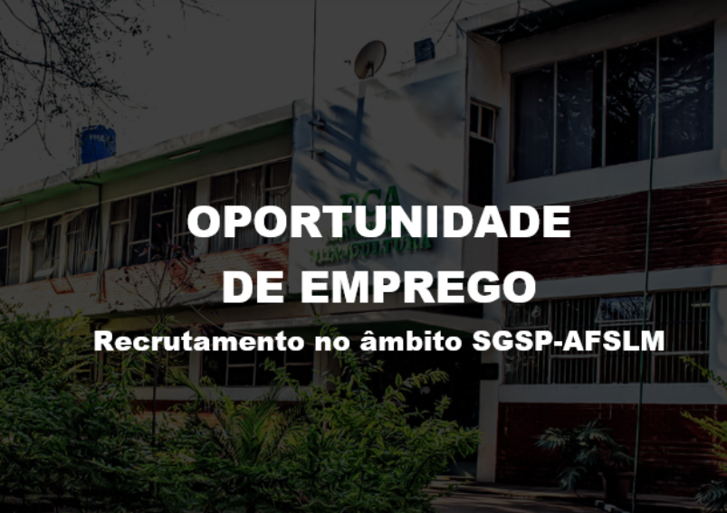 Recrutamento SGSP-AFSLM