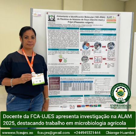 Docente da FCA-UJES na ALAM 2025